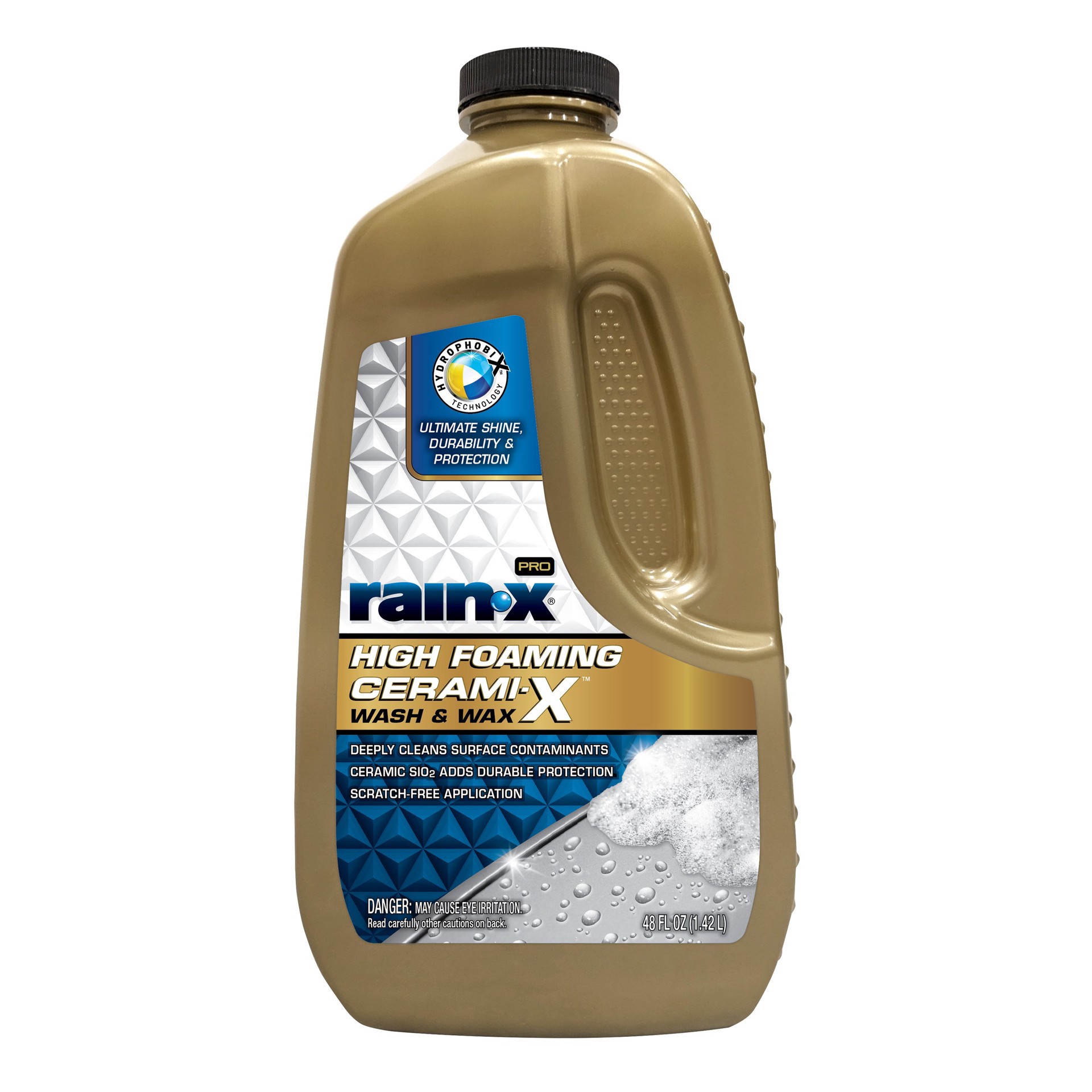 slide 1 of 1, Rain-X Pro High Foaming Cerami-X Wash & Wax, 48 oz