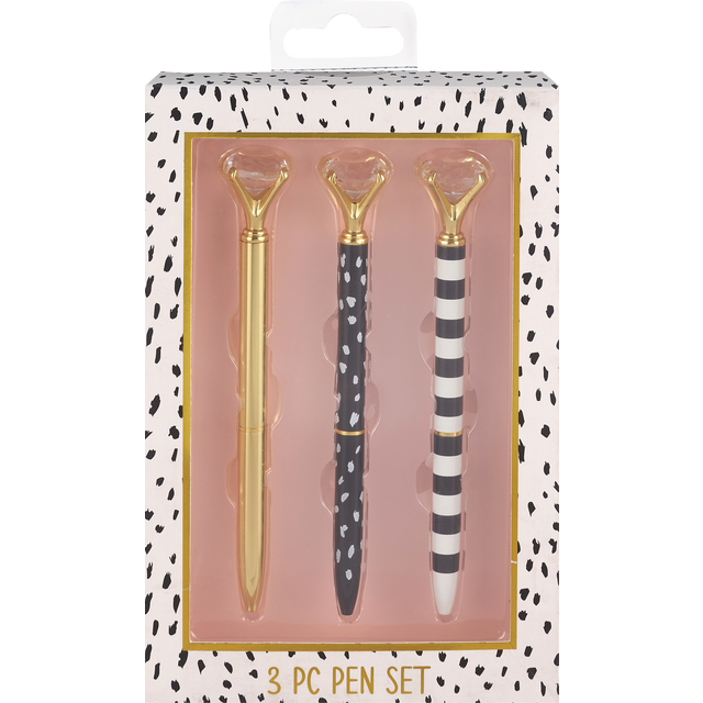 slide 1 of 1, VOTUM Set Of 3 Jewel Top Pens, 1 ct