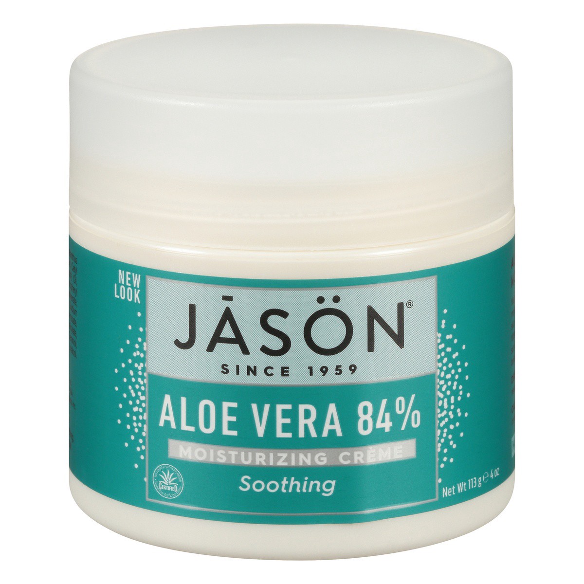 slide 1 of 7, Jason JĀSON Soothing Aloe Vera 84% Moisturizing Creme 4 oz. Jar, 4 oz