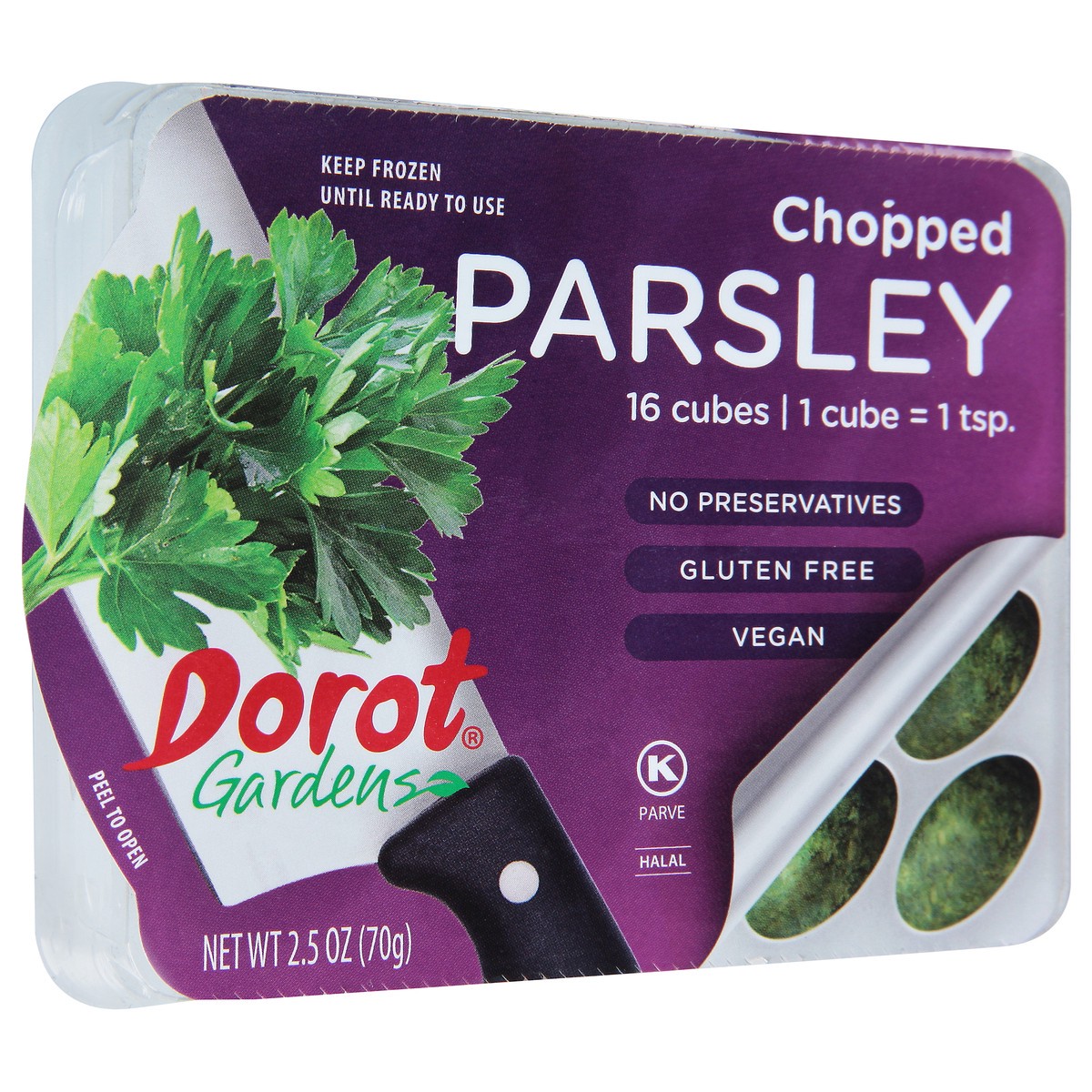 slide 2 of 4, Dorot Gardens Chopped Parsley 16, 2.5 oz