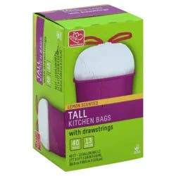 Harris Teeter Tall Kitchn Bag W/Lemon Sct