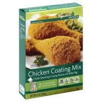 slide 1 of 1, Signature Kitchens Coating Mix Chicken With Shaker Bag, 4.5 oz