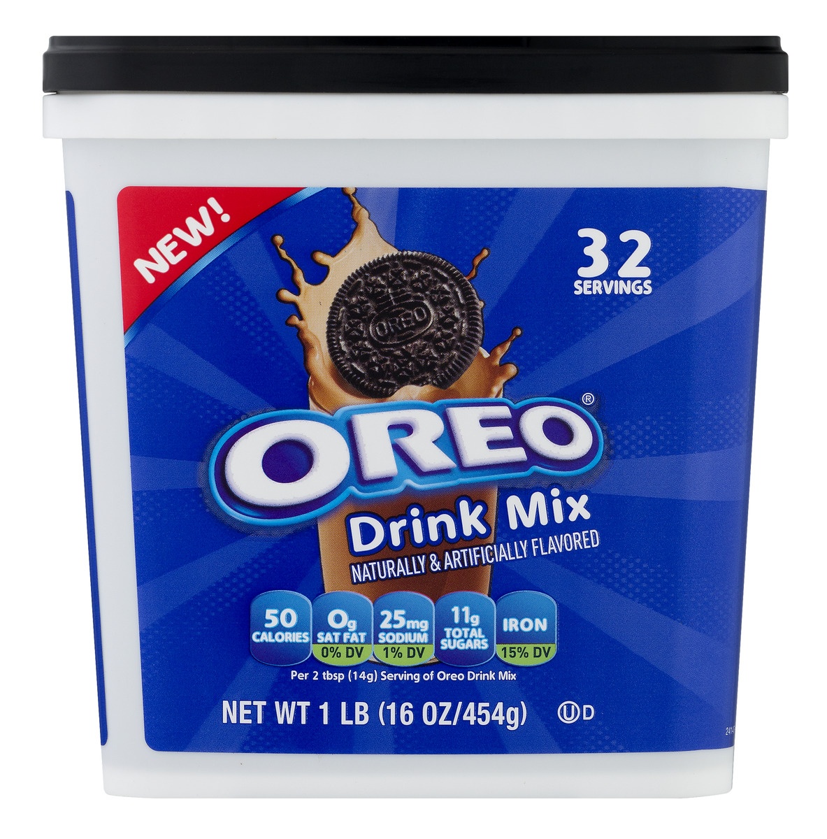 slide 1 of 1, Oreo Drink Mix, 1 lb