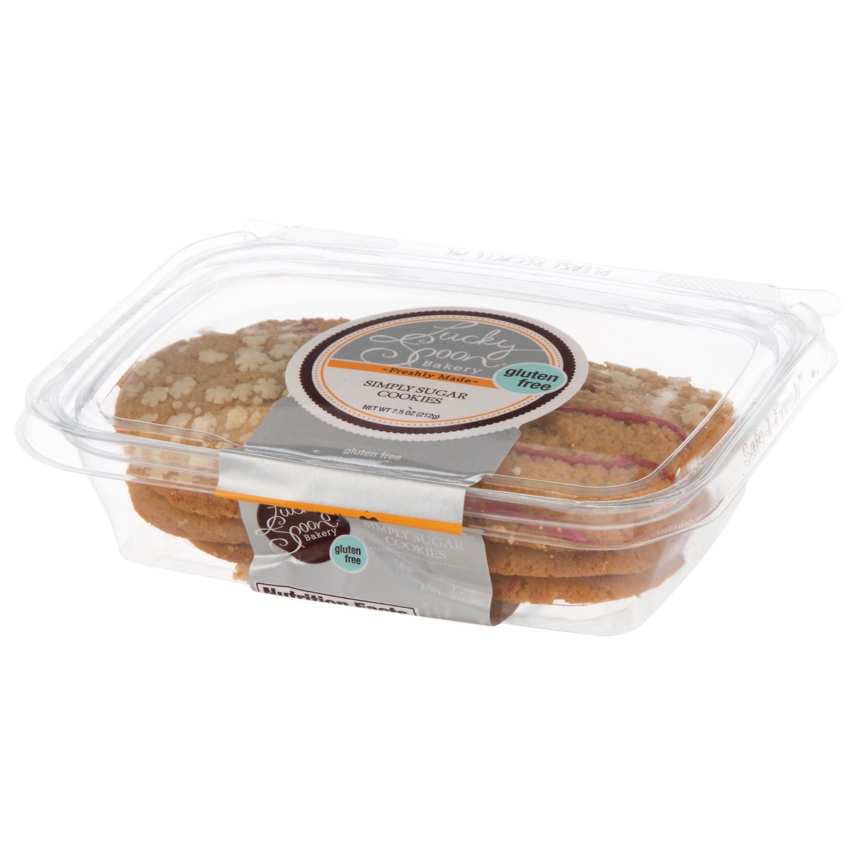 slide 5 of 17, Lucky Spoon Bakery Gluten Free Simply Sugar Cookies 7.5 oz, 7.5 oz