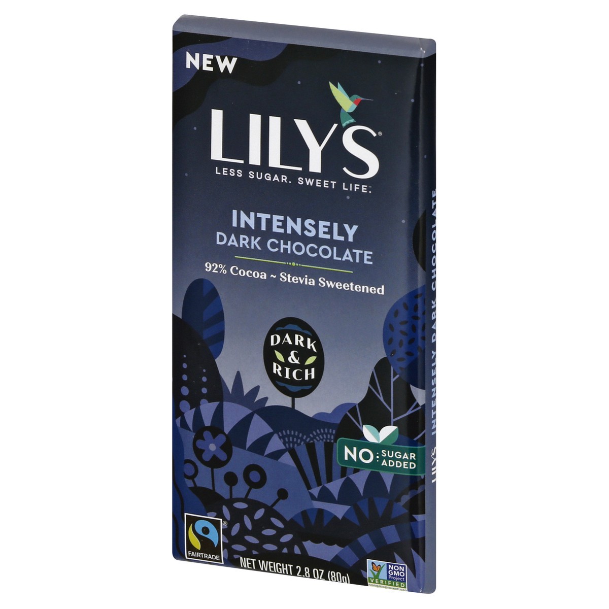 slide 8 of 10, Lily's 92% Cocoa Intensely Dark Chocolate 2.8 oz, 2.8 oz