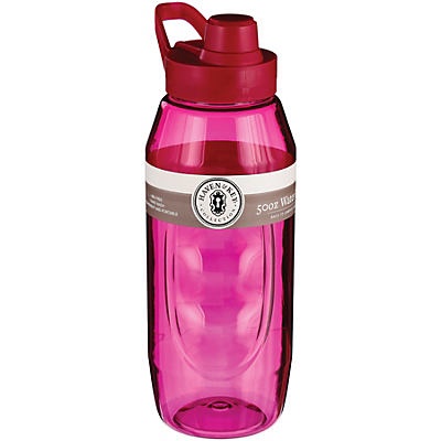 slide 1 of 1, Haven & Key Back To Campus Pink Water Bottle, 50 oz