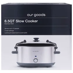 our goods Slow Cooker - Stainless Steel