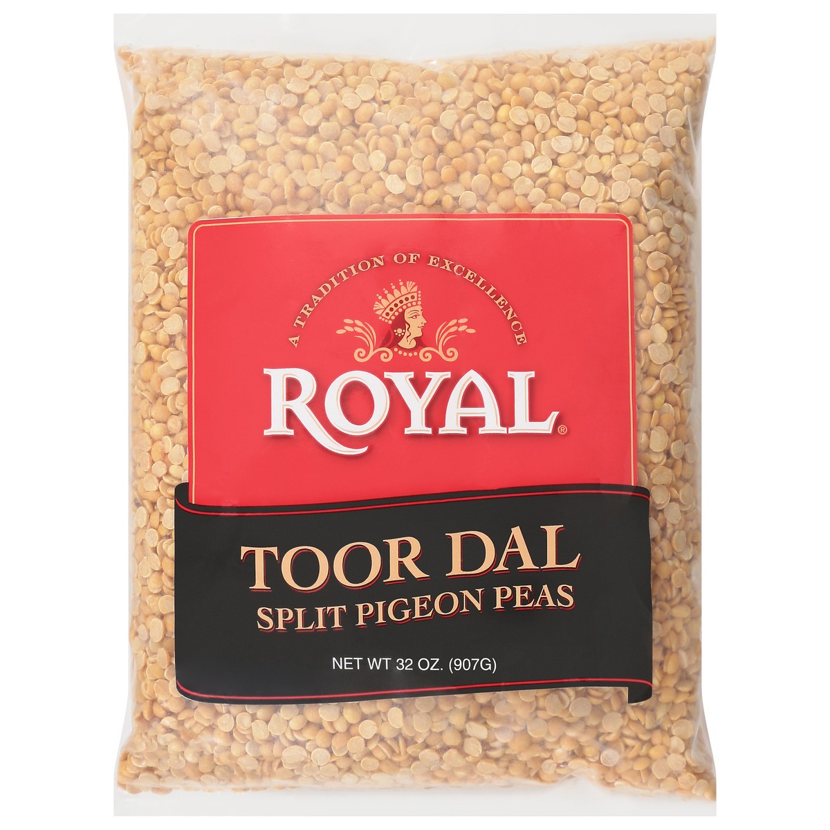 slide 1 of 13, Royal Split Pigeon Peas Toor Dal 32 oz, 32 oz