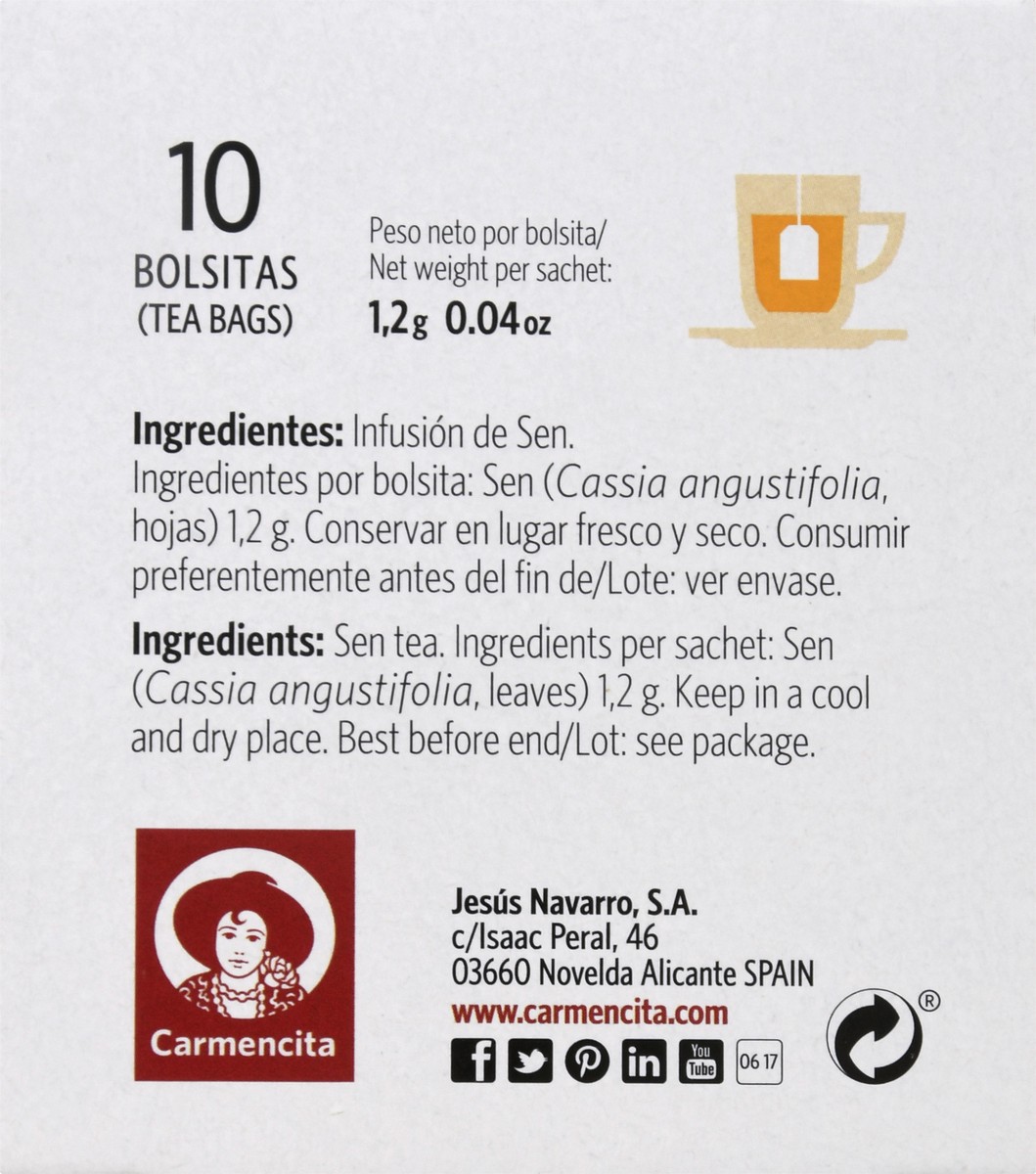slide 7 of 9, Carmencita Natural Herbs Sen Tea 10 ea, 1 ct