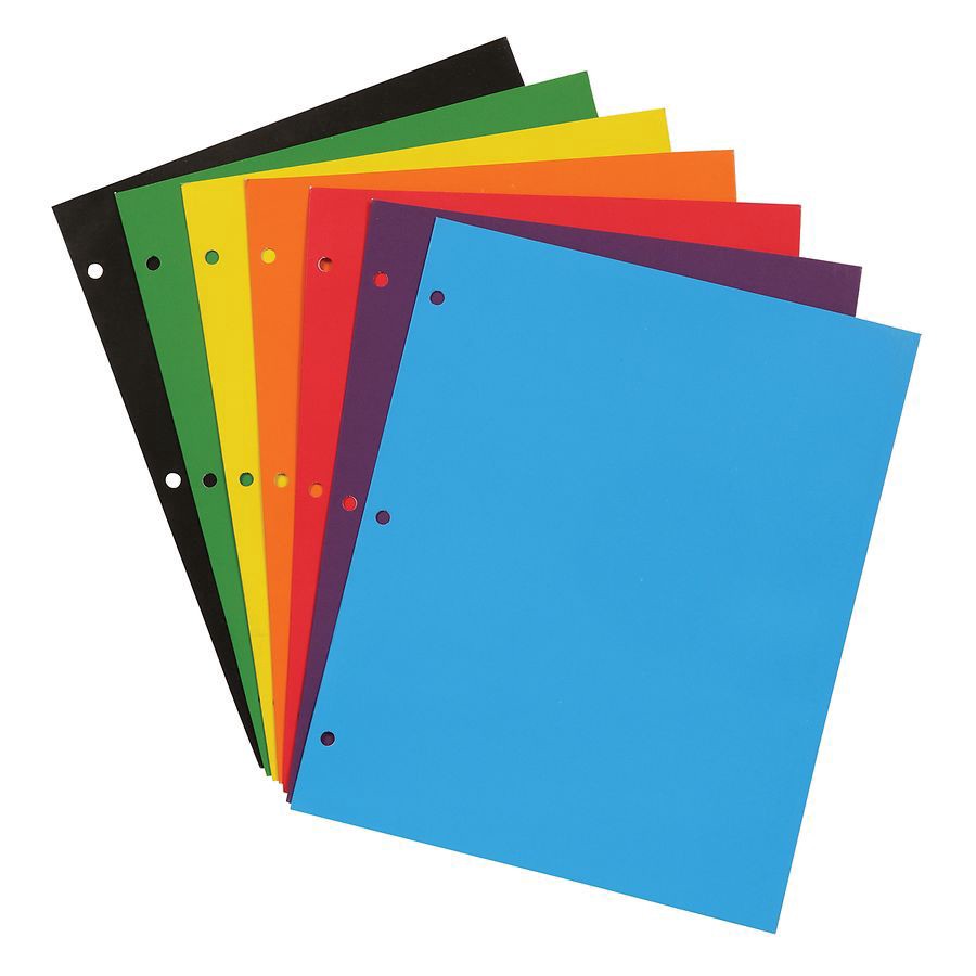 slide 3 of 3, Wexford Two Pocket Folder Portfolio, Assorted Colors, 1 ct