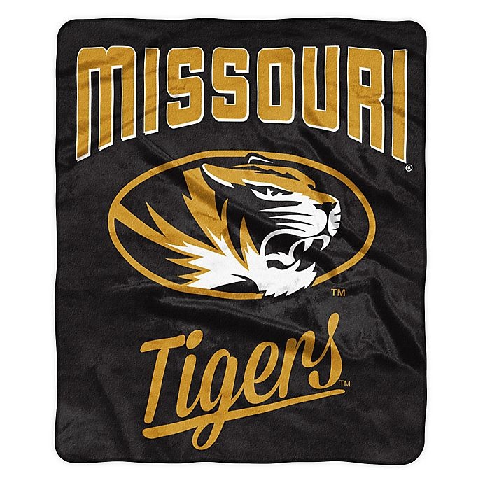 slide 1 of 1, NCAA University of Missouri Raschel Throw Blanket, 1 ct