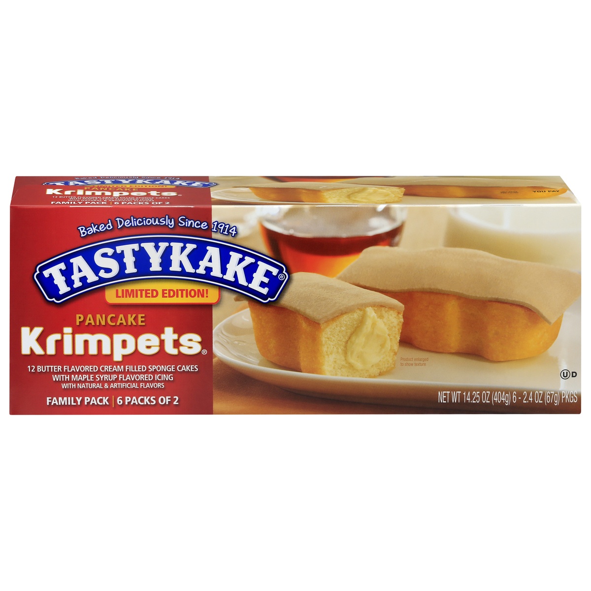 slide 1 of 1, Tastykake Pancake Krimpets, 14.25 oz