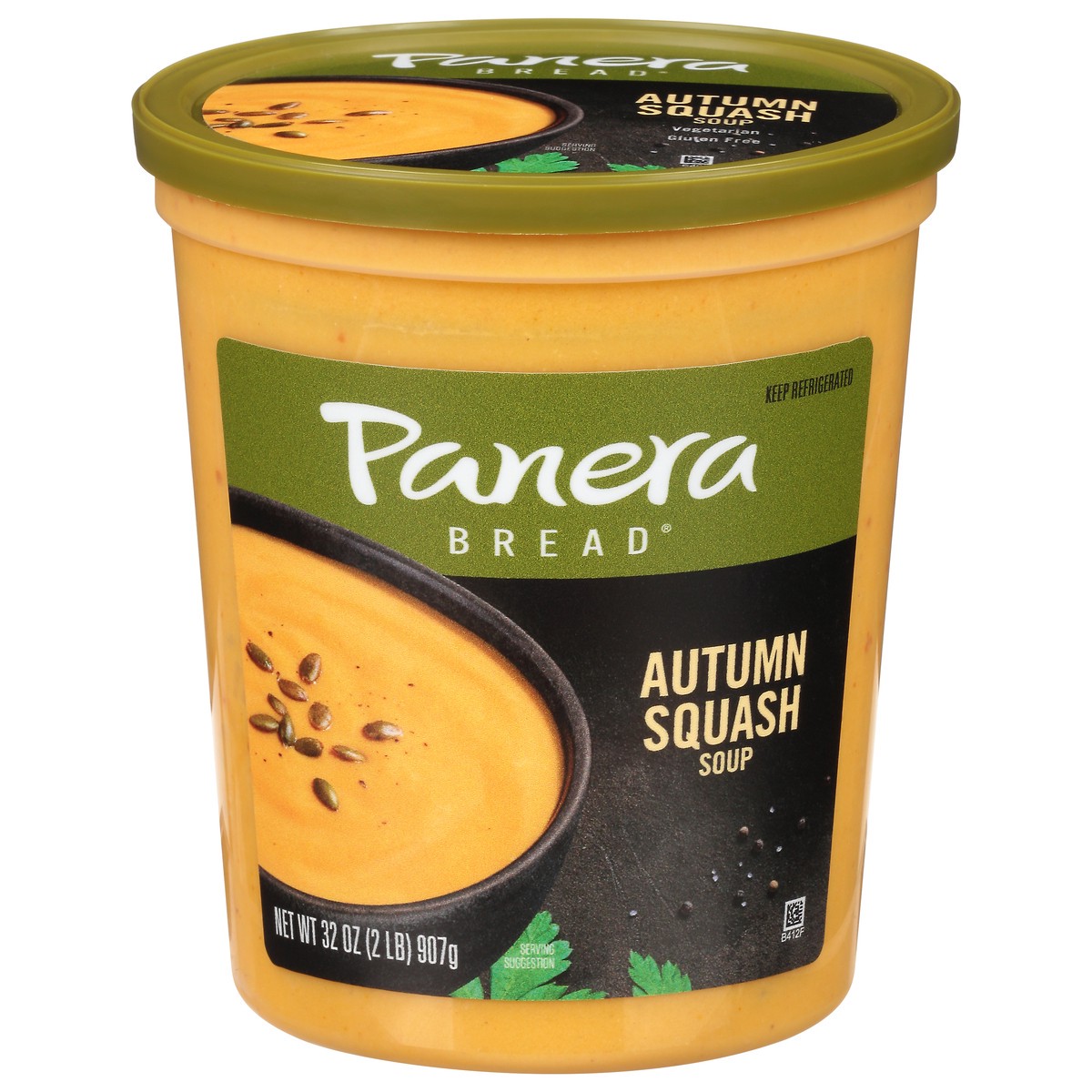 slide 1 of 11, Panera Bread Autumn Squash Soup, 32 OZ Soup Cup (Gluten Free), 32 oz