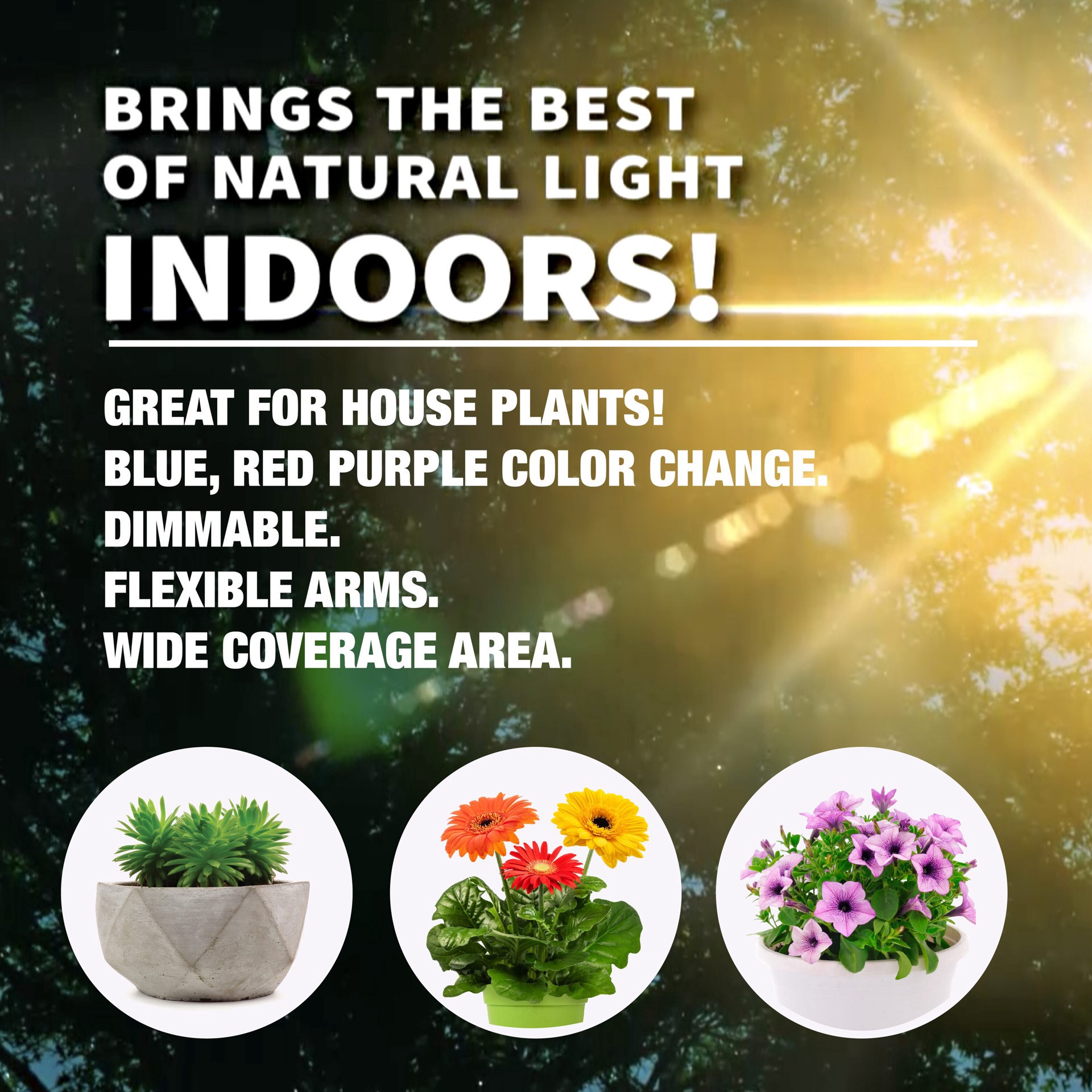 slide 4 of 6, Bell + Howell Bell And Howell Grow Burst Led Grow Light, 1 ct