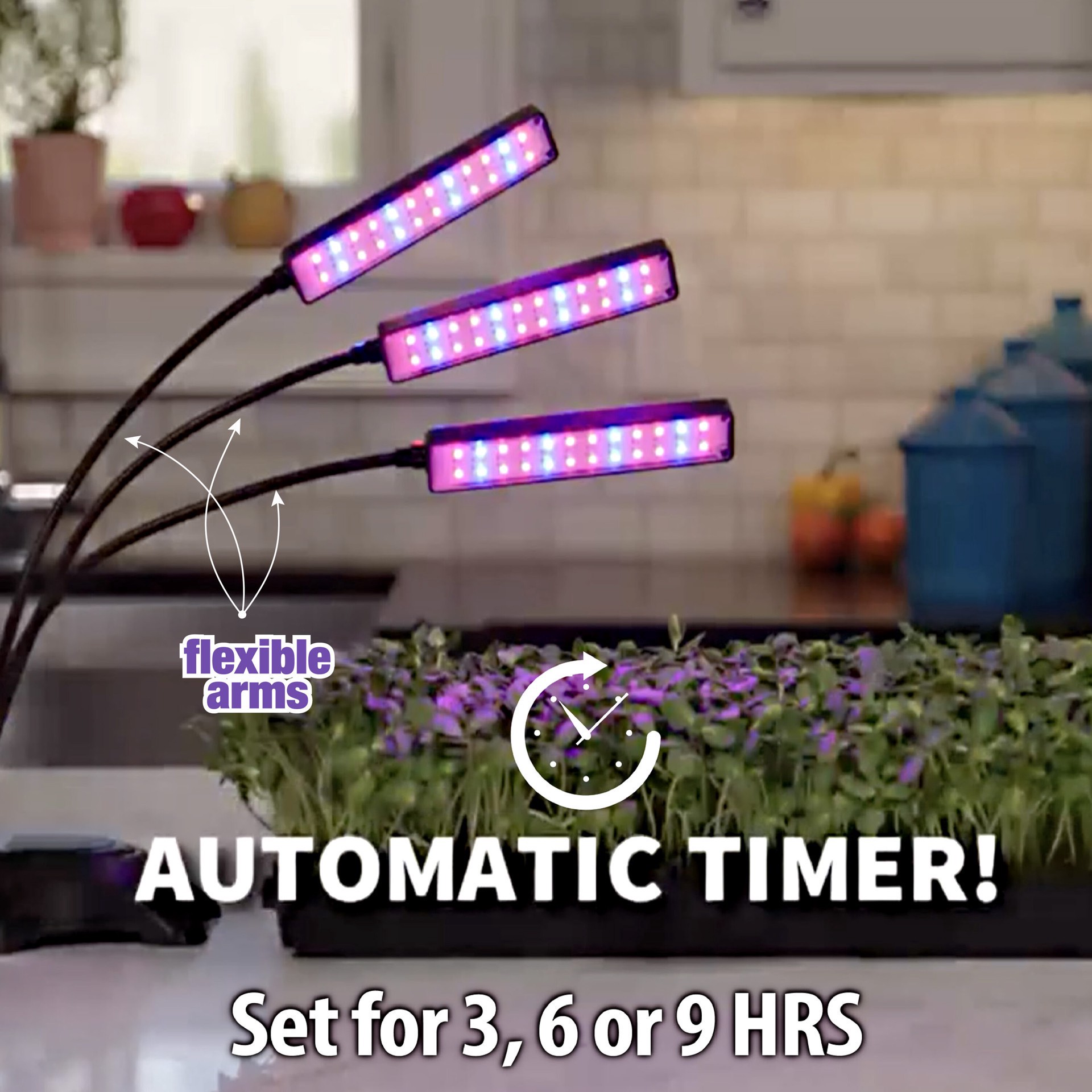 slide 5 of 6, Bell + Howell Bell And Howell Grow Burst Led Grow Light, 1 ct