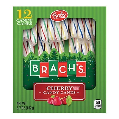 slide 1 of 1, Brach's Cherry Candy Canes, 5.7 oz