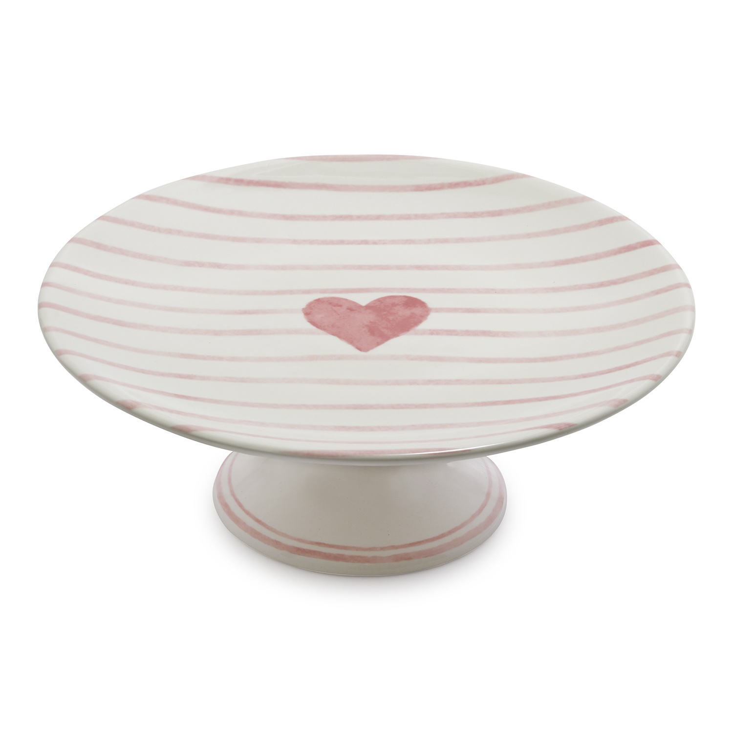 slide 1 of 1, Sur La Table Valentines Day Heart Cake Stand, 9 in