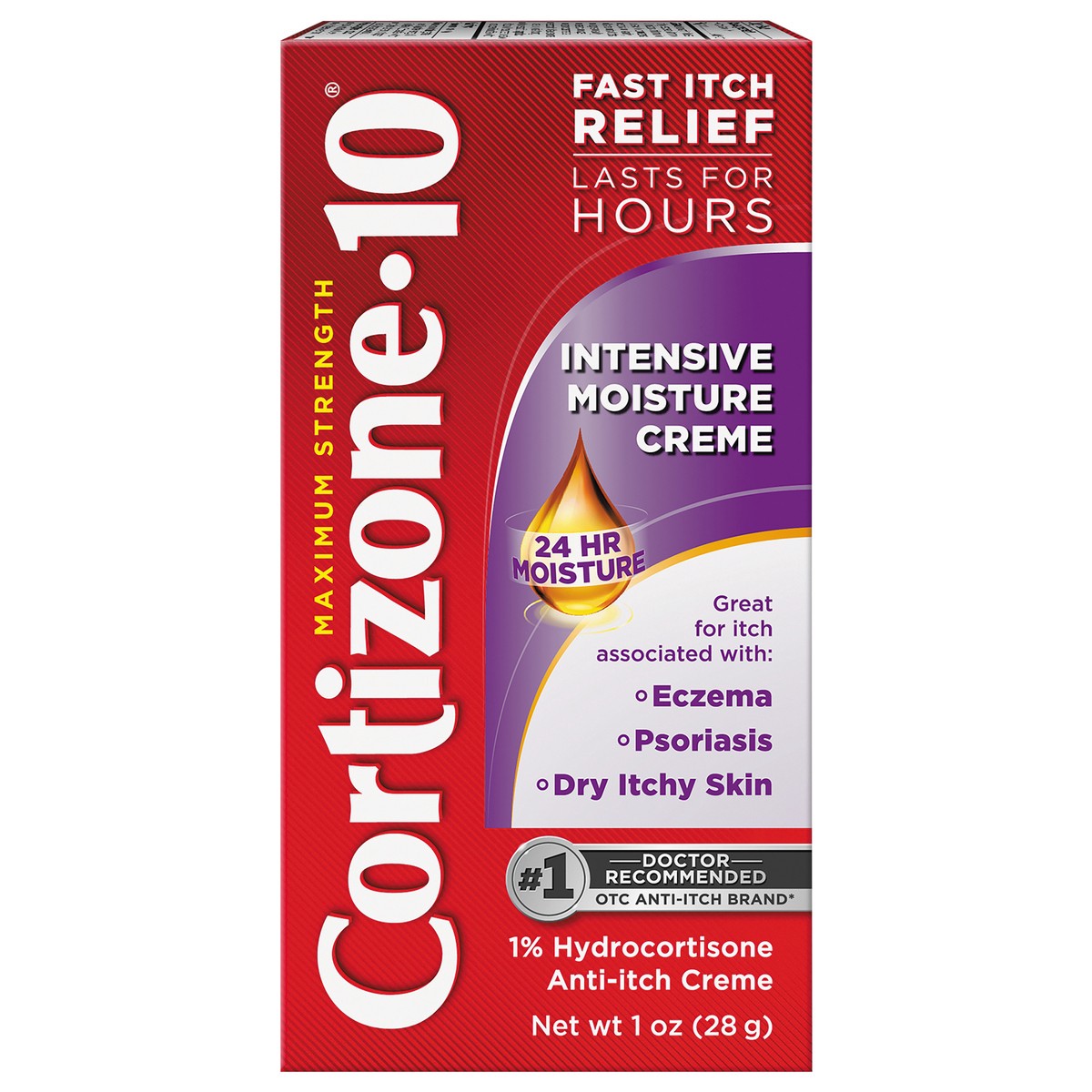 slide 1 of 1, Cortizone-10 Intensive Moisture Crème 1 oz., 1 oz