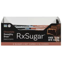 RxSugar Keto Chocolate Swealthy Snax Bars - 16 ct