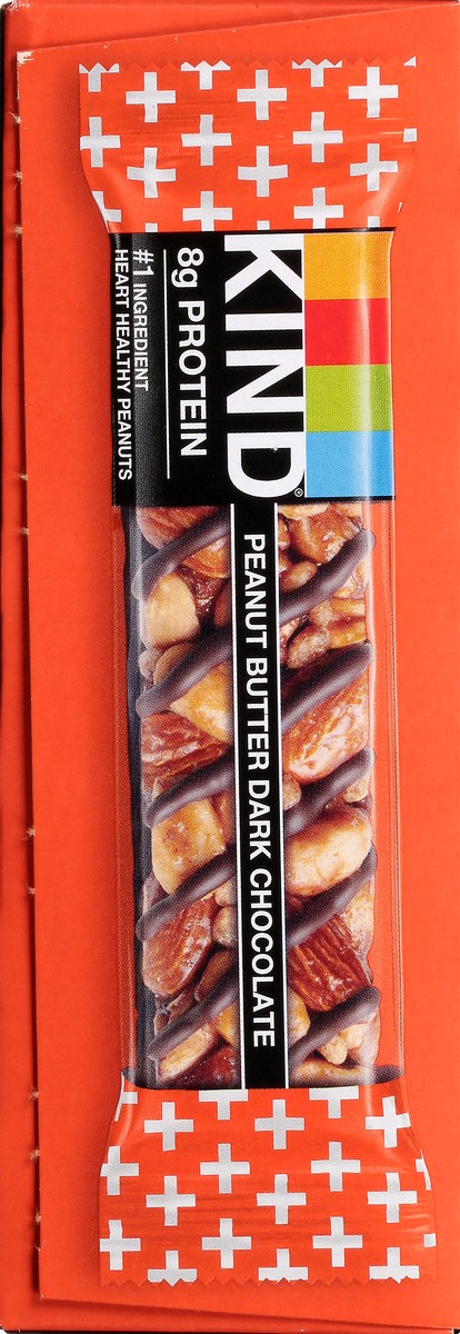 slide 12 of 13, KIND Nut Bars, Peanut Butter Dark Chocolate, 1.4 oz, 12 Count, 12 ct