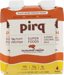 Pirq Dairy-Free + Superfoods Coffee Protein Shake - 4 x 11 fl oz
