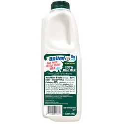 United Dairy Farmer's Ultra Skim Milk