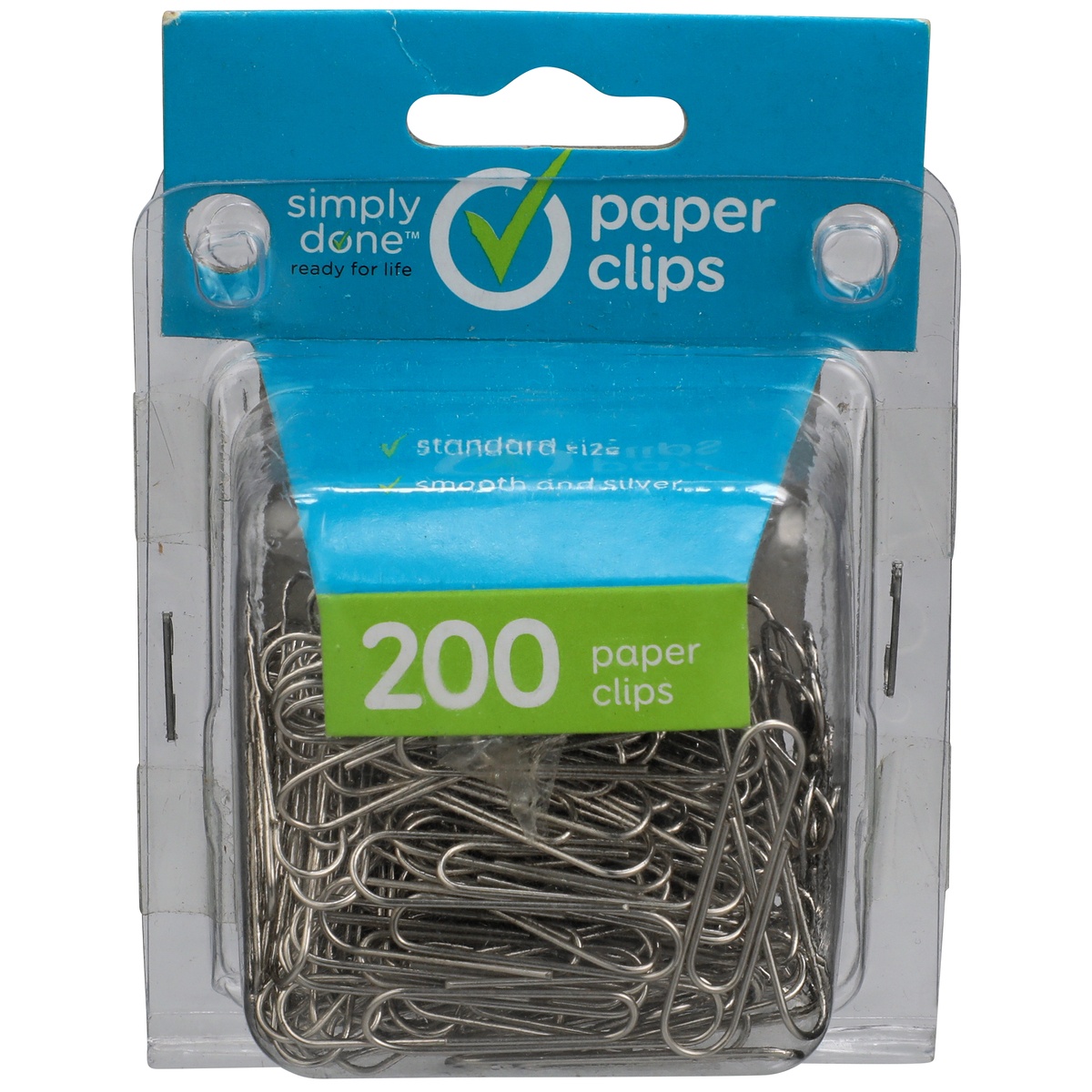 slide 1 of 1, Simply Done Paper Clips, 200 ct