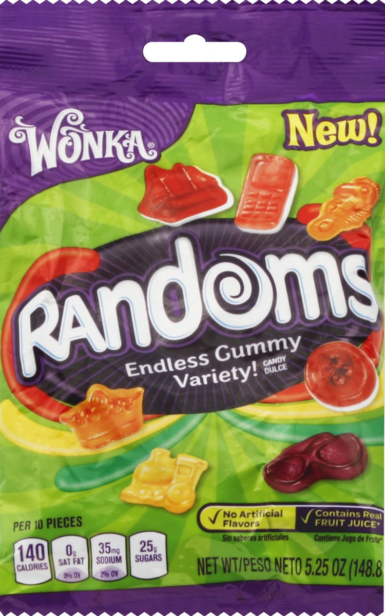 slide 3 of 3, Wonka Randoms Gummy Variety Bag, 5.25 oz