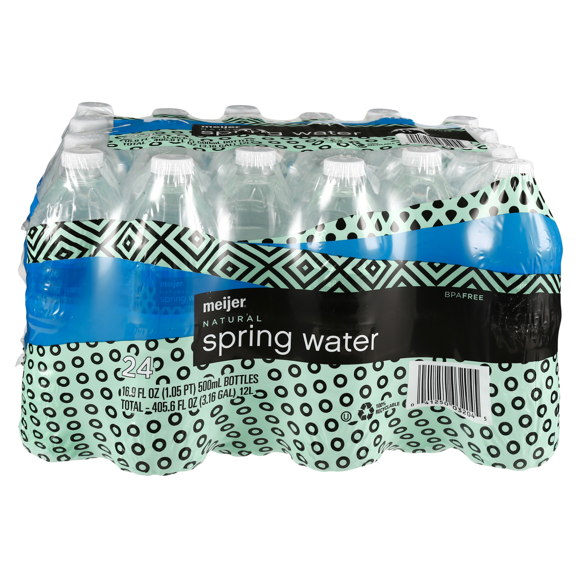 slide 1 of 5, Meijer Natural Spring Water 24-Pack, 16.9 oz