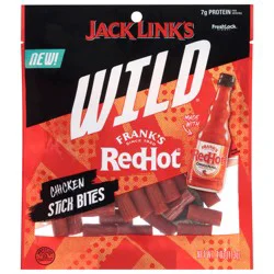 Jack Link's Wild Frank's RedHot Chicken Bites, 4 oz