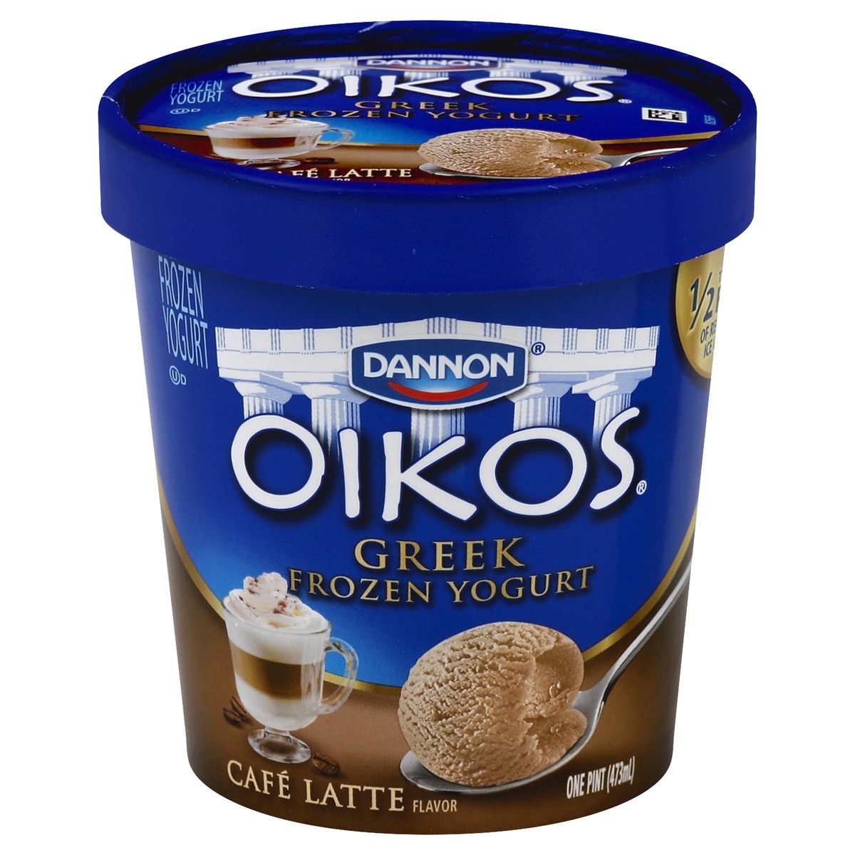 slide 3 of 3, Oikos Frozen Yogurt 1 pt, 1 pint