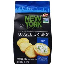 New York Style Plain Bagel Crisps 6 oz