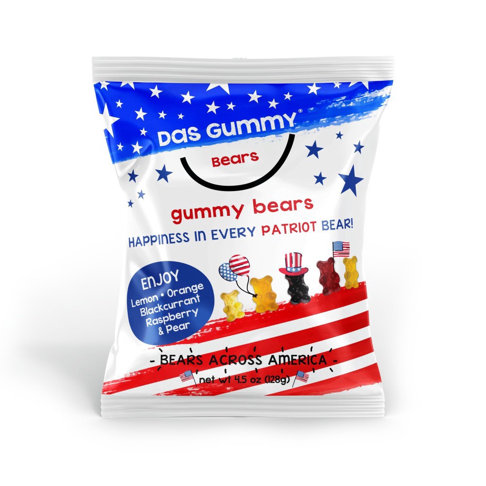 slide 1 of 1, Das Gummy Seasonal Gummi Bears Bag, 4.5 oz