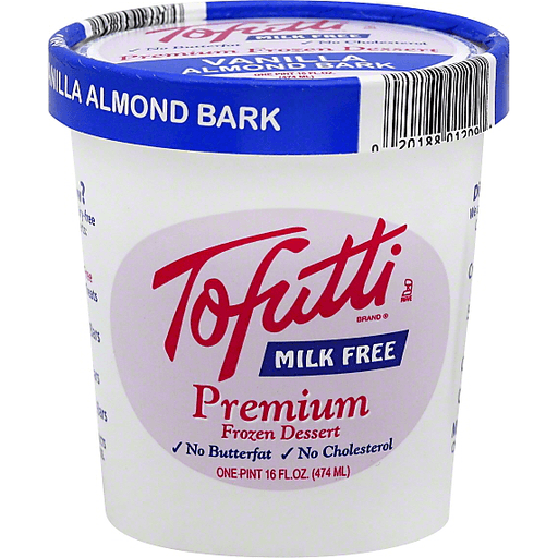 slide 2 of 4, Tofutti Milk Free Premium Frozen Dessert Vanilla Almond Bark, 16 fl oz