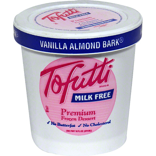 slide 4 of 4, Tofutti Milk Free Premium Frozen Dessert Vanilla Almond Bark, 16 fl oz