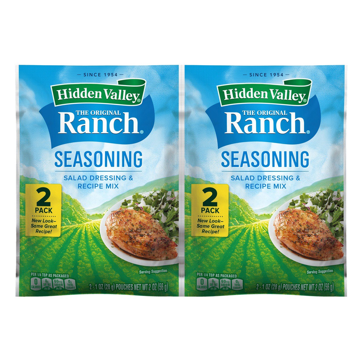 slide 1 of 5, Hidden Valley The Original Ranch Seasoning Salad Dressing & Recipe Mix 2 - 1 oz Pouches, 2 ct