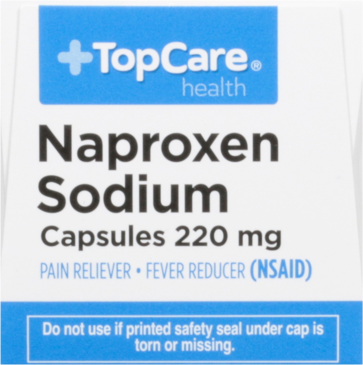 slide 12 of 16, TopCare Health 220 mg Naproxen Sodium 50 Liquid-Filled Capsules, 50 ct