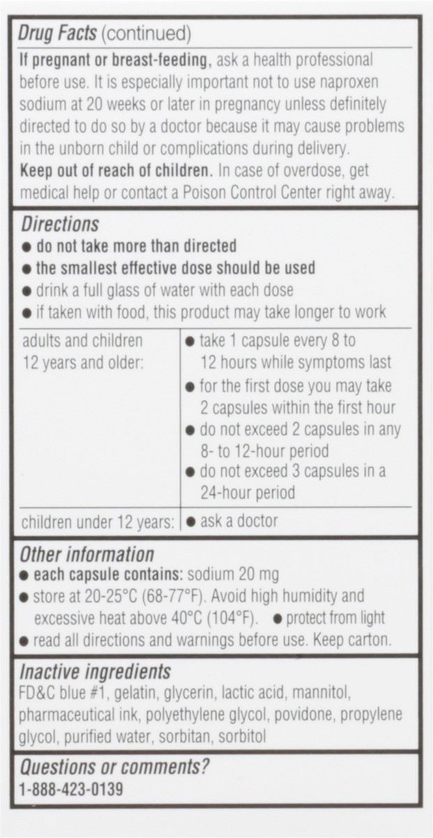 slide 16 of 16, TopCare Health 220 mg Naproxen Sodium 50 Liquid-Filled Capsules, 50 ct
