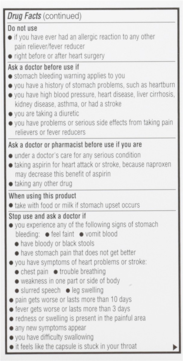 slide 6 of 16, TopCare Health 220 mg Naproxen Sodium 50 Liquid-Filled Capsules, 50 ct