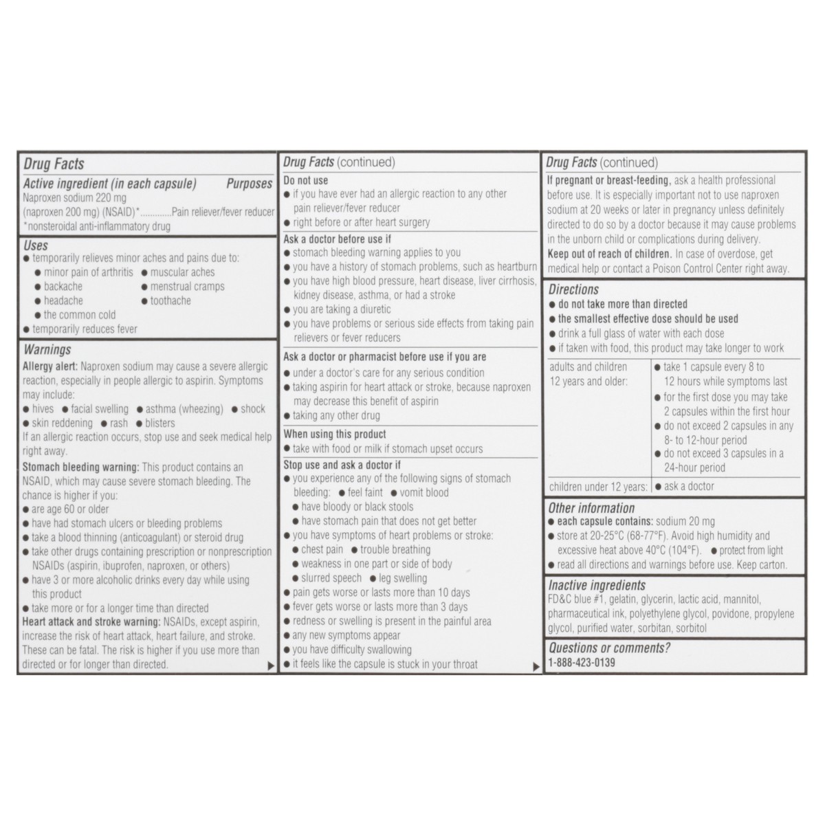 slide 13 of 16, TopCare Health 220 mg Naproxen Sodium 50 Liquid-Filled Capsules, 50 ct