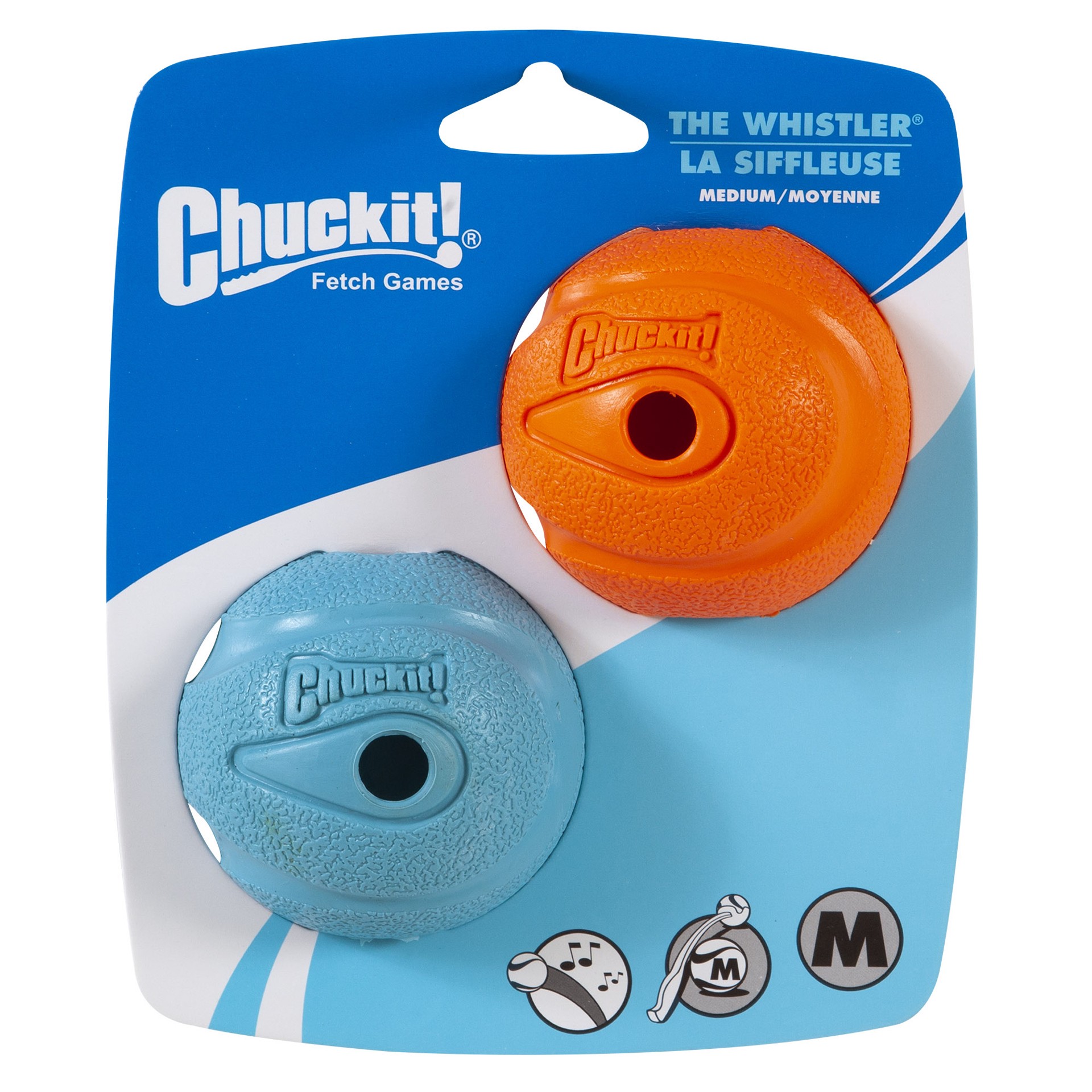 slide 6 of 10, Chuckit!! The Whistler Dog Toy, 2 ct