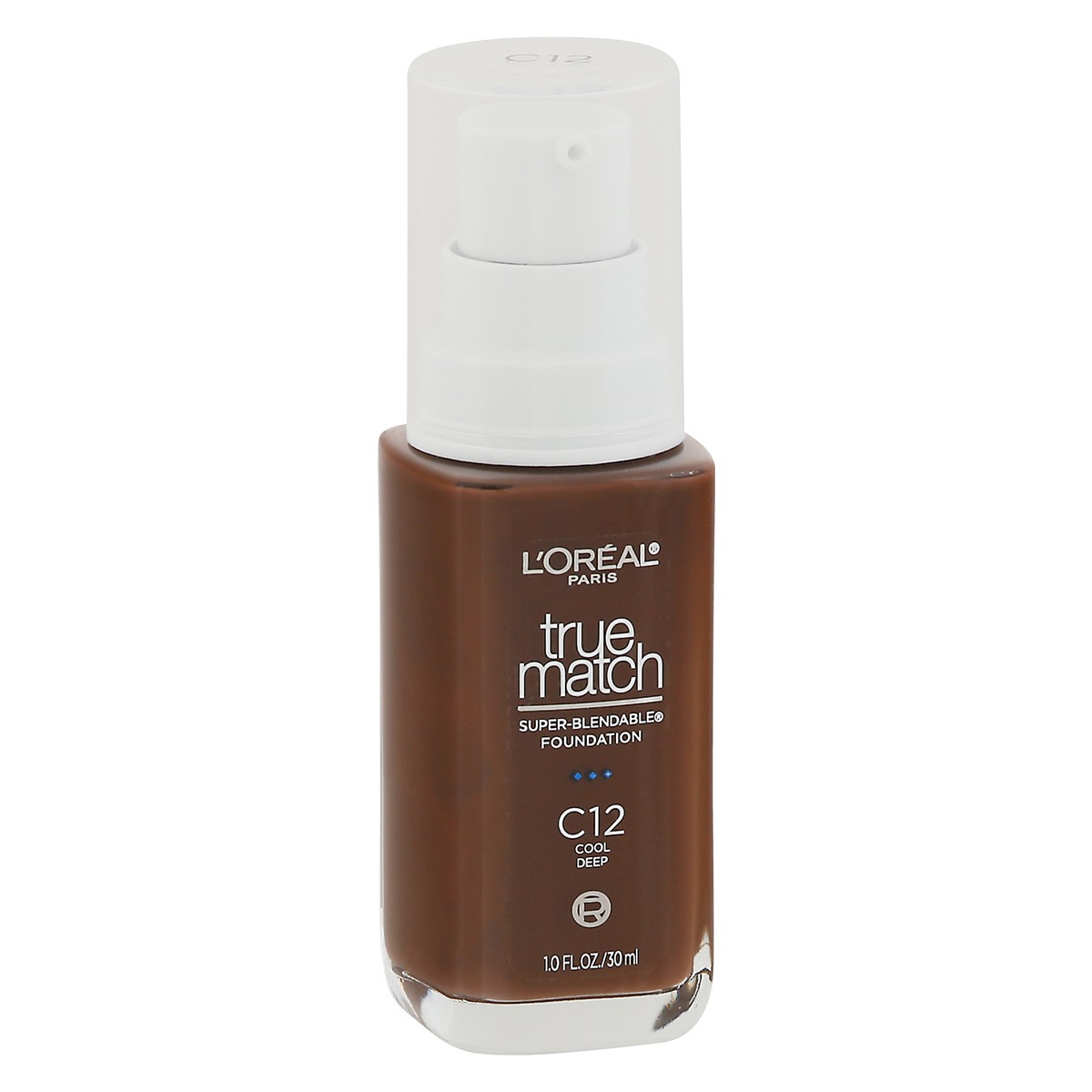 slide 9 of 9, L'Oréal True Match Cool Deep C12 Super-Blendable Foundation 1.0 fl oz, 1 fl oz