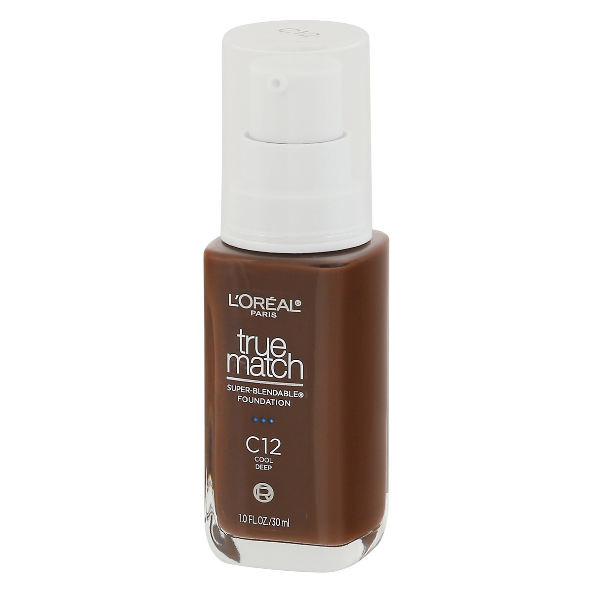 slide 5 of 9, L'Oréal True Match Cool Deep C12 Super-Blendable Foundation 1.0 fl oz, 1 fl oz