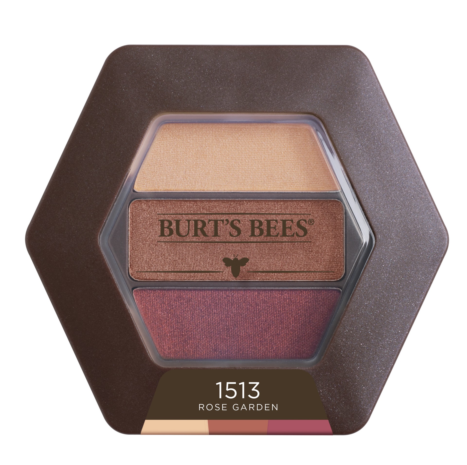 slide 1 of 5, Burt's Bees 100% Natural Origin Eye Shadow Palette Trio, Rose Garden - 0.12 Ounce, 0.12 oz