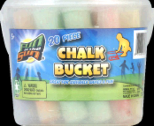 slide 1 of 1, Imperial Carry Along Chalk Bucket, 20 ct