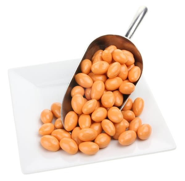 slide 1 of 1, Bergin Fruit and Nut Company Orange Creme Almonds, per lb