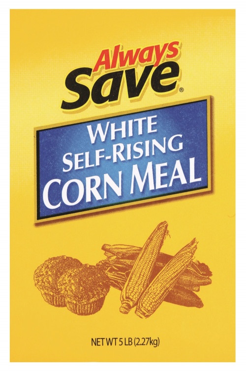 slide 1 of 1, Always Save White Self Rising Corn Meal, 5 lb