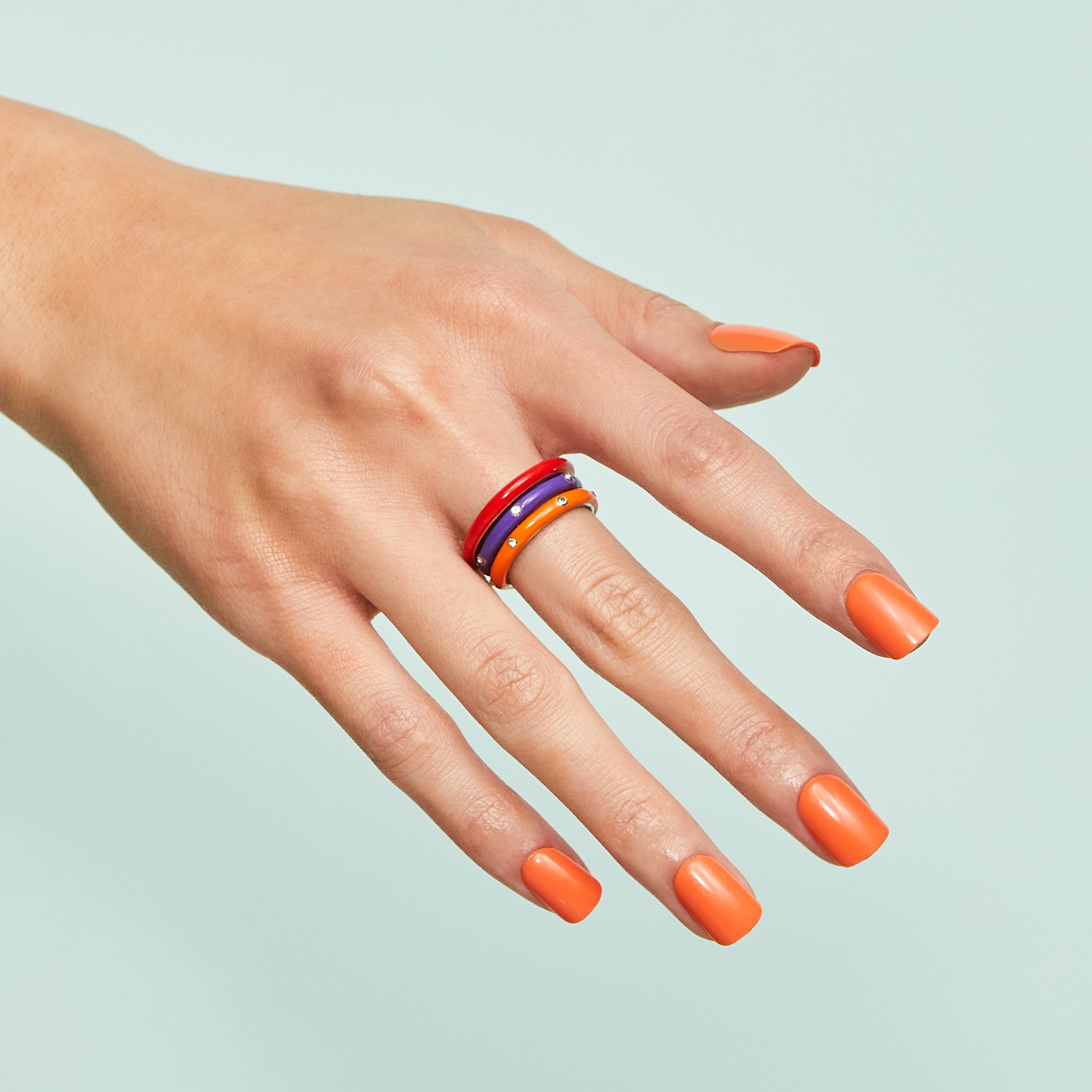 slide 4 of 5, imPRESS Kiss imPRESS Color Press-On Manicure Sweet Mango, 1 ct