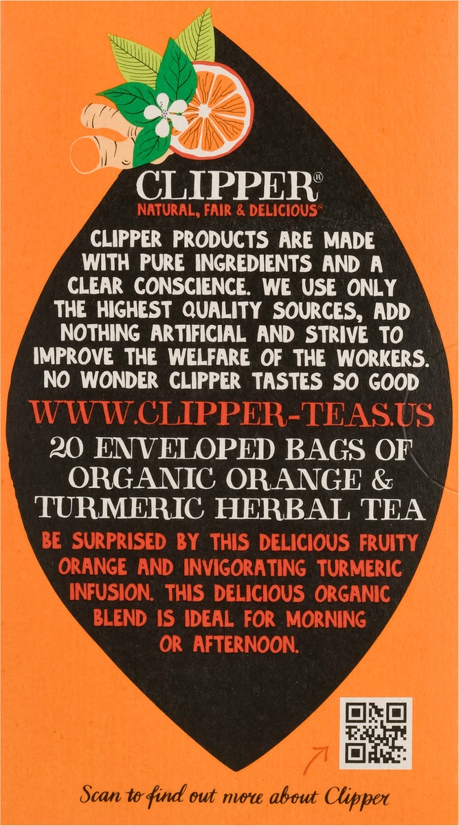 slide 5 of 9, Clipper Tea Orange Turmeric Org - 1.41 oz, 1.41 oz