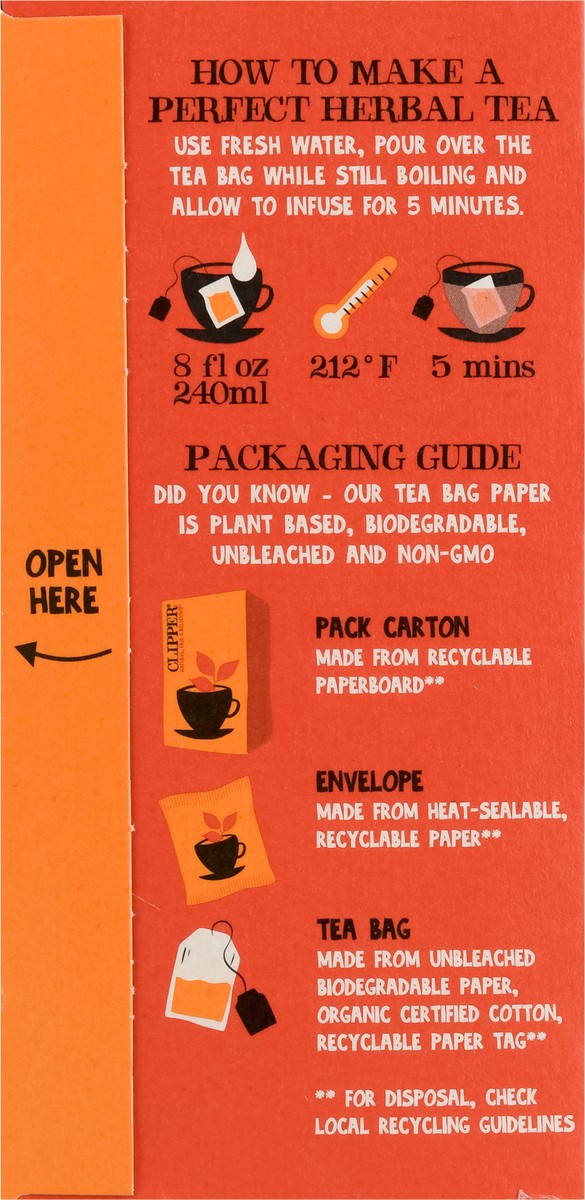 slide 6 of 9, Clipper Tea Orange Turmeric Org - 1.41 oz, 1.41 oz